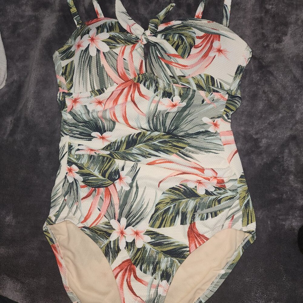 Kona Sol brand tropical one piece bathing suit - Picture 4 of 4